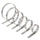 34.9mm x 9.53mm Band-It Stainless Steel Pre-Formed Clamp (100 per Box)